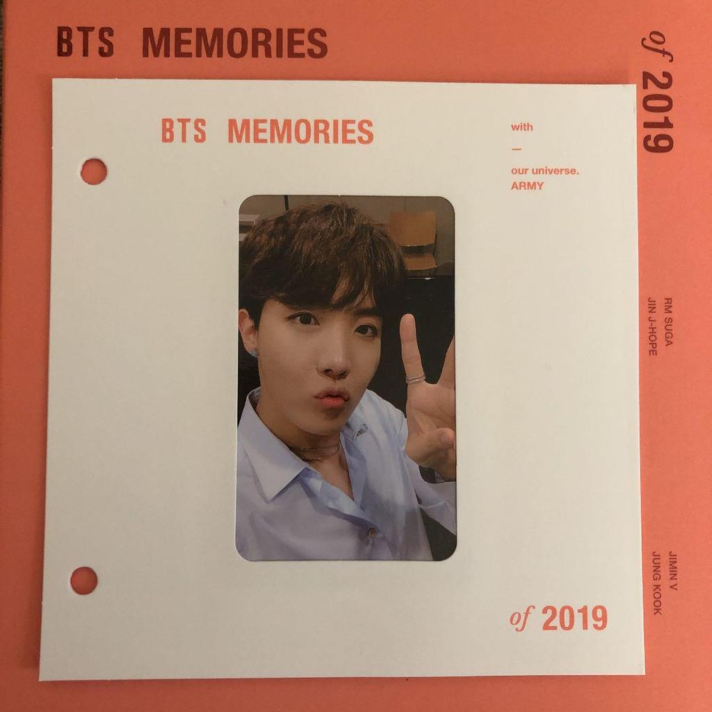 [USED] BTS J-HOPE Trading Card Memories 2019 Blu-ray