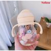Outdoor Travel Cute Cartoon Portable Straw Drinkware Water Bottle Drinking Bottles Water Cup