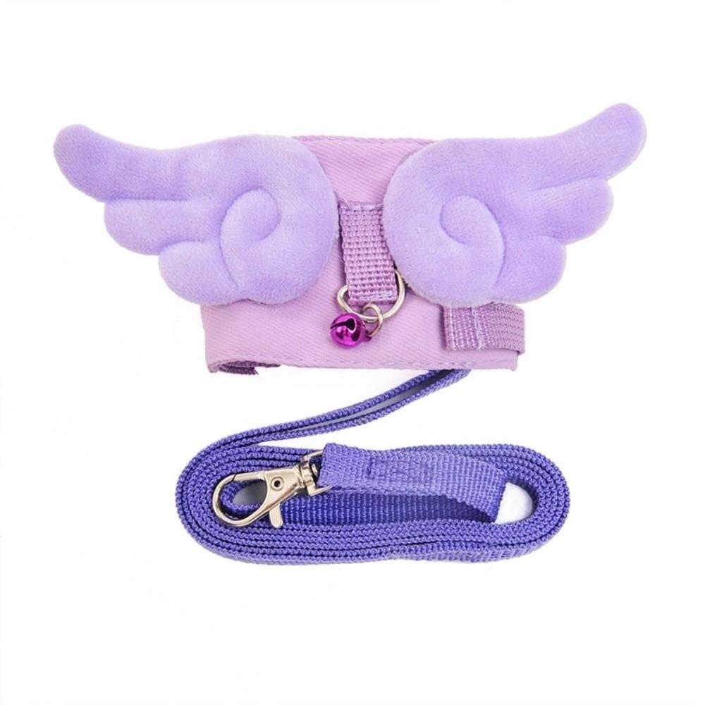 Adjustable Ferret Traction Harness Cartoon Pet Traction Rope Guinea Pig Chest Strap Pet Supplies