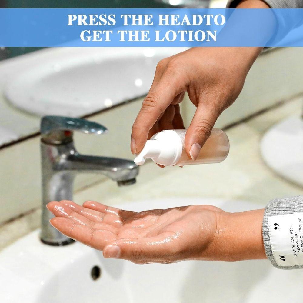 30/50ml Foam Pump Bottle Clear Empty Soap Bottle Portable Foaming Dispenser Cosmetics Packaging