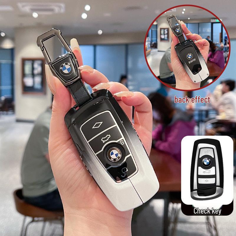 Совместимый корпус ключа для моделей BMW 1, 3, 5, 7 серий, X1, X2, X3, X5, iX3 и i3, плюс металлические пряжки 530 и 325Li.