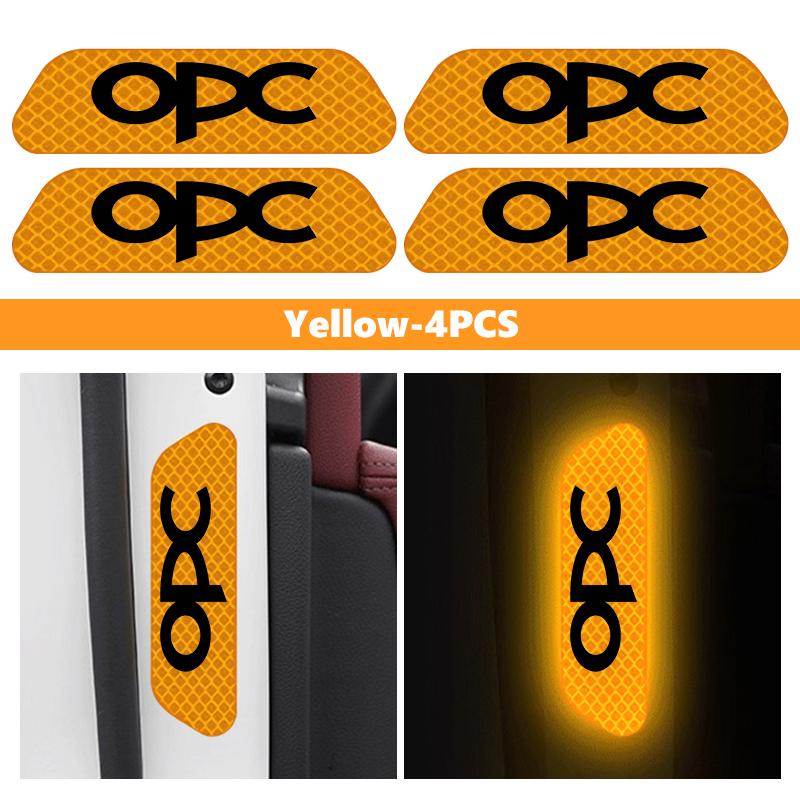 AAAJL1 Car Door Diamond Reflective Sticker Body Side Anti-collision Protection Stickers For Opel Mokka Astra H K J G Corsa D E Vectra C