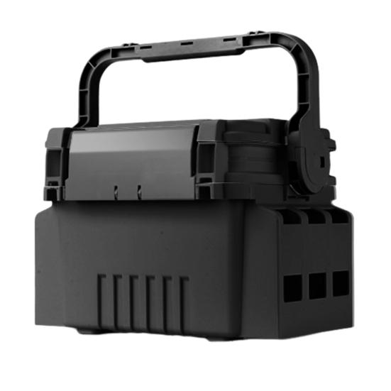 Multifunctional Portable Fishing Box Fishing Pole Holder with Handle Multi-layer Large Capacity Bait Organizer Fishing Box