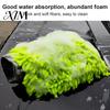 Breathable Mesh Cleaning Gloves Chenille Microfiber Car Wash Mitts with Elastic Cuffs, Scratch-Free Detailing Gloves, Double Water Absorbent Scrubbing