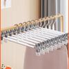 10Pcs Pants Rack, Pants Storage, Household Non-Marking Pants Clip, Non-Slip Jk Hanger, Stainless Steel Skirt Clip, Drying Hanger, Delivery