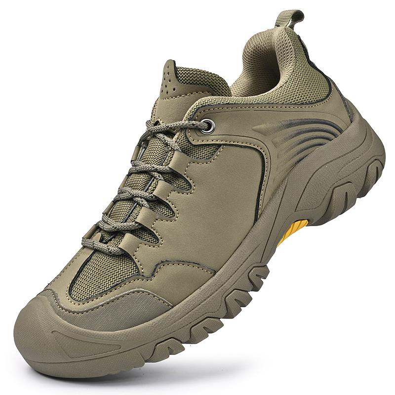 Кожаные походные ботинки мужские универсальные мужские повседневные туфли нескользящая мужская обувь для ходьбы ручной работы 2024 новая уличная мужская обувь