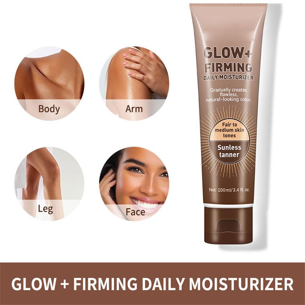 Лосьон для загара длительного действия Sunless Tanning Lotion Natural Facting For Bronzer Glow Sunless Tanner 100 мл