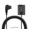 NEEWER D Tap to LP-E6NH Dummy Battery with Cable for V Mount Battery Stable Continuous Power Supply for Canon EOS R5 C R6 Series