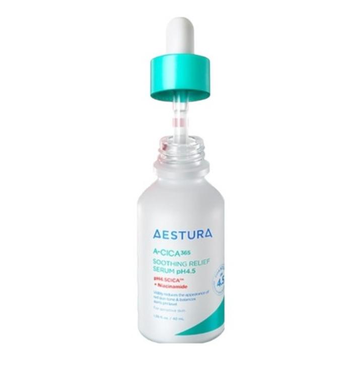 Aestura A-CICA 365 Успокаивающая восстанавливающая сыворотка pH 4.5 для чувствительной кожи и кожи с постакне