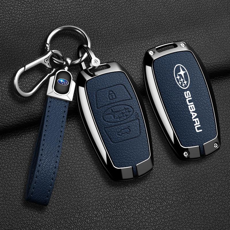 Premium Subaru Key Cover for 2023 Forester, XV, Outback, BRZ, Legacy - Unisex Remote Control Shell with High-Grade Buckle
