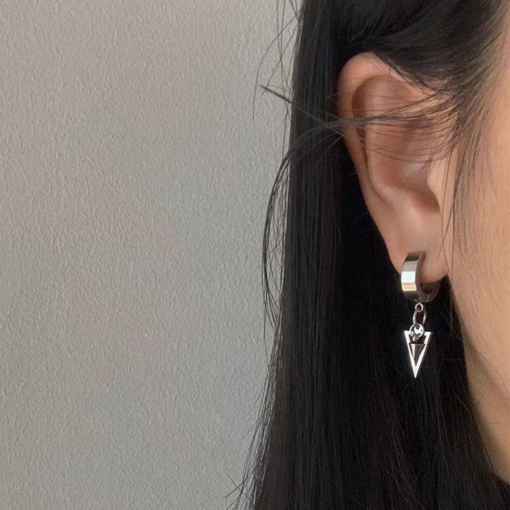 Steel Birthday Gift Dangle Earrings Stud Earrings Men Gothic Earrings Korean Style Earrings