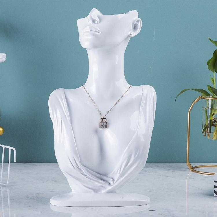 Модный стенд для демонстрации ожерелий в форме манекена, держатель для ювелирных изделий для выставочных залов