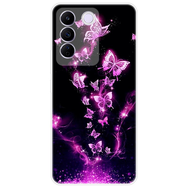 For Vivo V27e V 27e Case Soft Silicone Back Cover Cartoon Phone Case Diversification