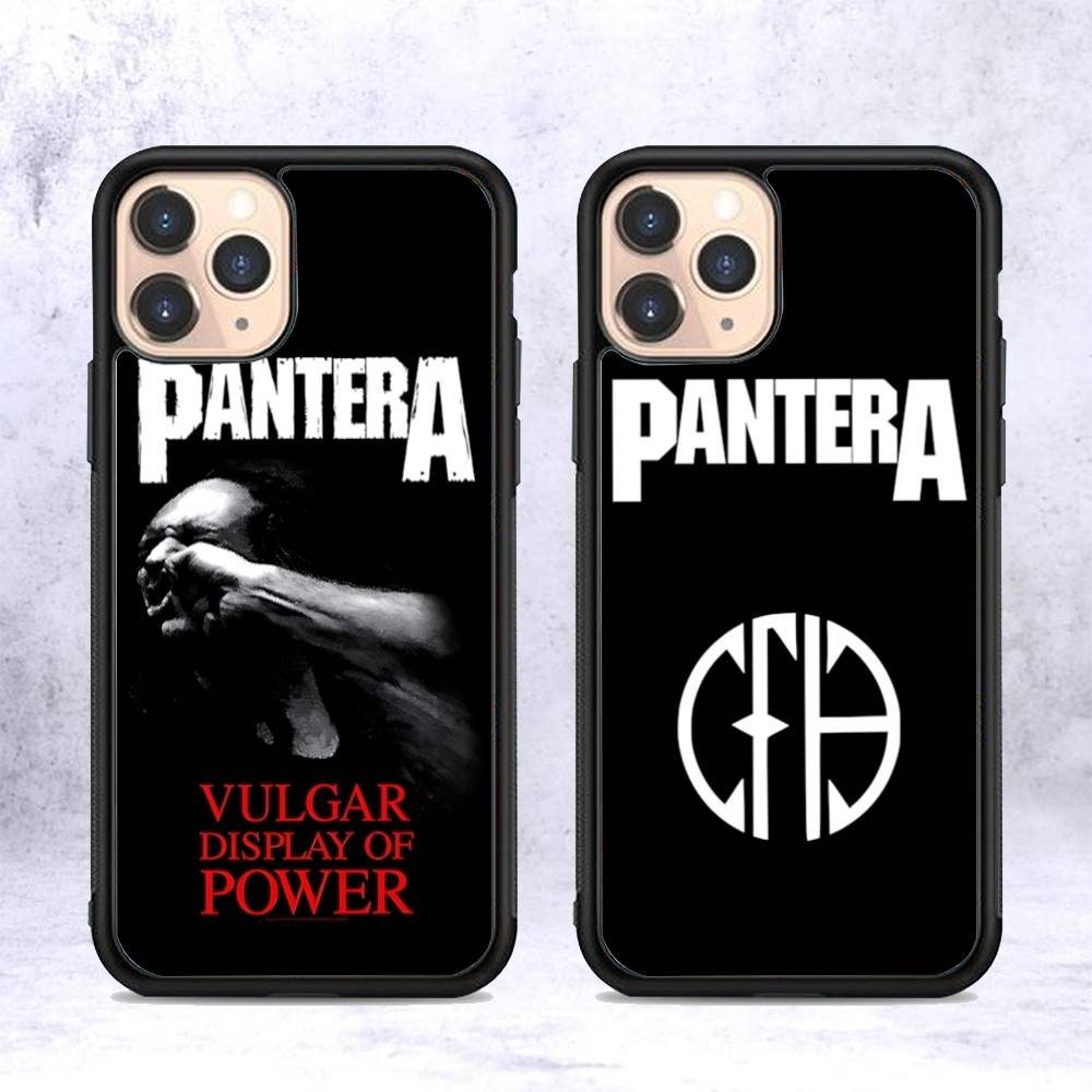 Dark Heavy Metal Rock P-PanteraS Band For IPhone 11 12 13 14 15 16 17 Pro Max Plus TPU+PC Shockproof Back Phone Cases