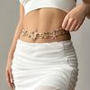 Imitation Pearl Body Chain Sea Star Jewelry Accessories Summer Waist Chain  for Women