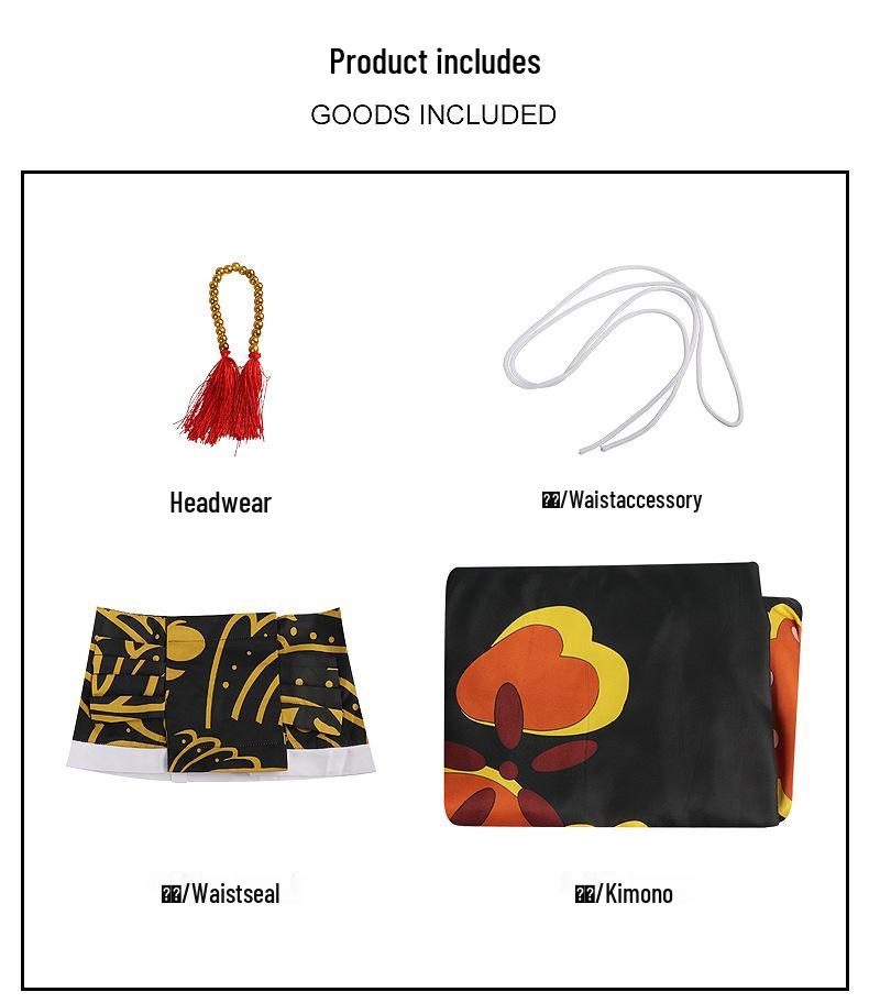 Убийца демонов косплей: Накиме, Кимоно Музана, Кокушибо, Костюм Аказы