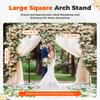 10x20ft Backdrop Stand Pipe Kit, Curtain Frame Professional Background Support Telescopic Stand for Wedding Party Celebration