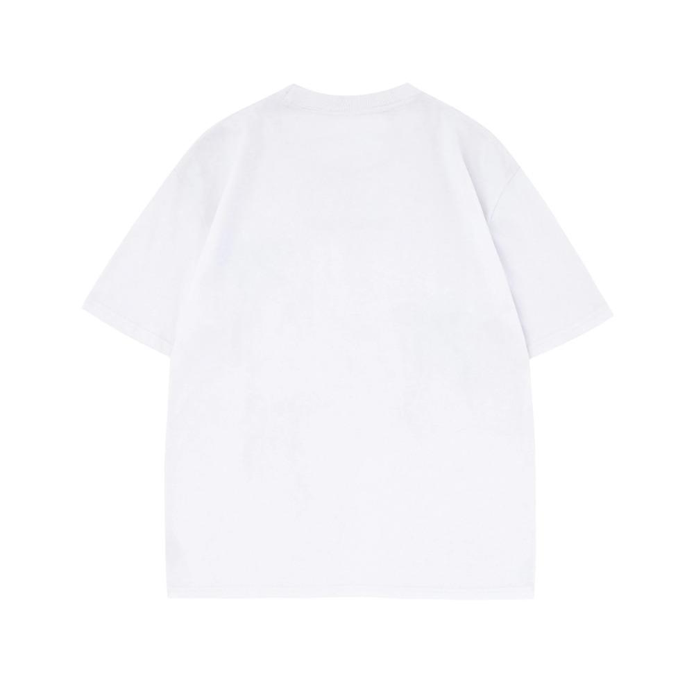 New Casual Fashion Trend Men's and Women's Loose Fashion Trend Cotton Printed Short Sleeve T-shirt