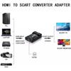 Adaptateur HDMI PeritelConvertisseur HDMI vers PéritelEntrée HDMI Sortie Péritel Vidéo Composite et Audio Stéréo HDCompatible [189]