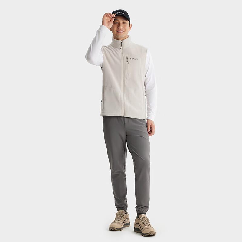Columbia Vests Men's Khaki Stand Collar Moderate Other AE1056279