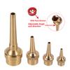 Регулируемая латунная форсунка для прямой струи фонтана 1/2" 3/4" 1" 1.5" Универсальный распылитель Сад Двор Ландшафтный дизайн Водная колонна Украшения