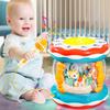 Baby Music Toy Carousel Rotary Projector Hand Drum Infant Montessori Early Educational Singing Sensory Toy Toddler Gift 1-3 Year