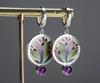 Hecheng Elegant Flower Enamel Earrings - Универсальные и стильные украшения в стиле кубической феи