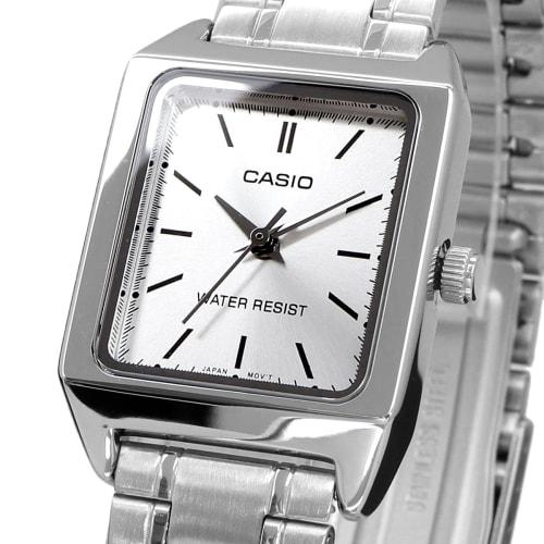 Casio Casio Standard Cheap Casio Watch Ladies Analog Stainless Steel Silver LTP-V007D-7E