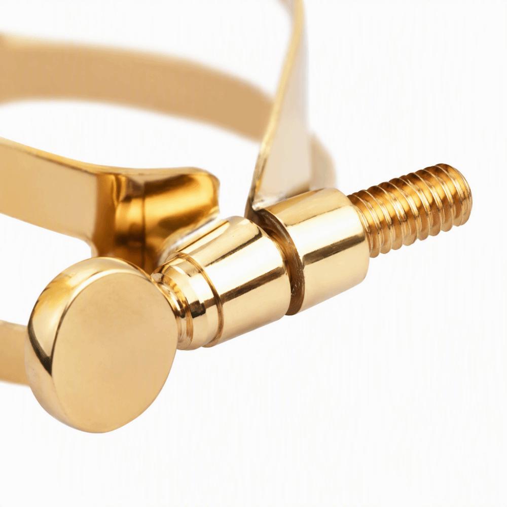 Metal Mouthpiece Ligature Golden Metal Sax Ligature Alto Saxophone Ligature For Saxophone