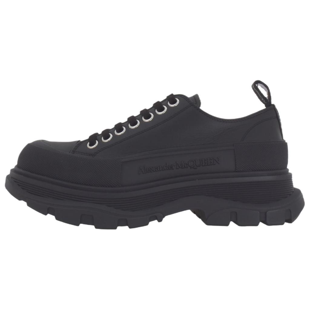 Alexander Mcqueen Кеды на рифленой подошве 'All Black' 705662WHZ621081