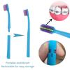 Care Kit Detachable Toothbrush with Interdental Brush Tongue Scraper Reusable Oral  Set For Home Office Travel
