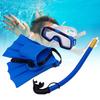 1 Set Snorkeling Goggles Good Toughness Safe Breathing Waterproof Kids Wide Vision Swimming