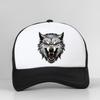 Свирепый Волк Дышащая Бейсболка Унисекс Сетчатая Snapback Козырек Хип-Хоп Хлопок Однотонная Тракерская Кепка Кость