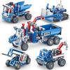 KAZI1010 Mechanical Gear Building Blocks Engineering Excavator Truck Children's Educational Toys Assembled Building Blocks