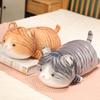 35 /50 /70cm Lovely Fat Cat Plushie Pillow Lying Stripe Cat Dolls Soft Sofa Bed Cushion Toys Stuffed For Children Bird Gift Dolls
