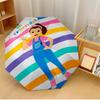 Ms Rachel Umbrella with Automatic Open/Close & Self-8-Rib Heavy-Duty Umbrella, Compact Travel Umbrella Suitable for Outdoor