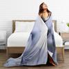 Charlie Kirk Creative Meme Funny Blankets Velvet Printed Blue Baby Multifunction Lightweight Throw Blankets for Home