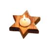 Wooden Star Candle Holder