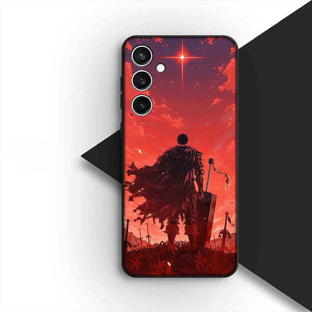 Постер Берсерк Чехол для телефона Гатс для Xiaomi Redmi 15 15C A3 A4 A5 9A 9C NFC Note 9 8 9T 8T Pro Защитная крышка