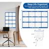 32"x48" 2026 Wall Calendar, AWANKOU Wet & Dry Erasable 1 Page Poster Calendar - Large Laminated 12 Month Annual Yearly Calendar for