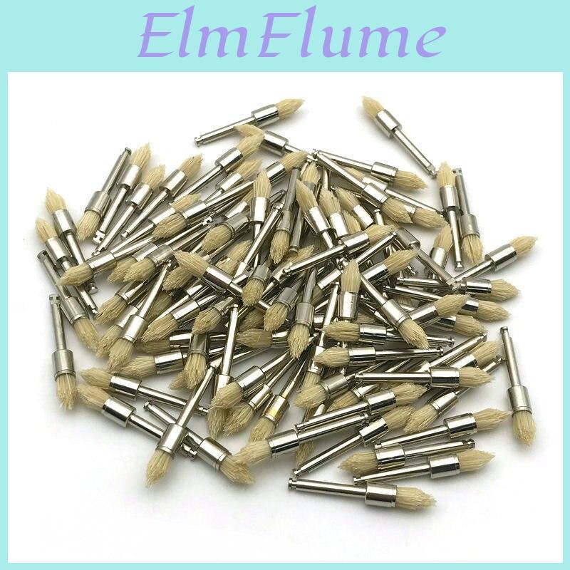 Polishing 100pcsbox Brushes Soft Dental Bristle Brush Sharp Type Prophy Brush Teeth Whitening Tool Dental Care Tool