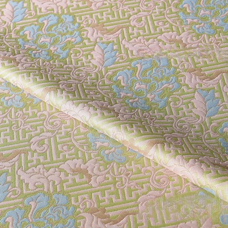 100 см жаккардовый гобелен атласная ткань шелк Helu Tongchun гладкая текстура подвеска парча династии Сун чонсам ханьфу