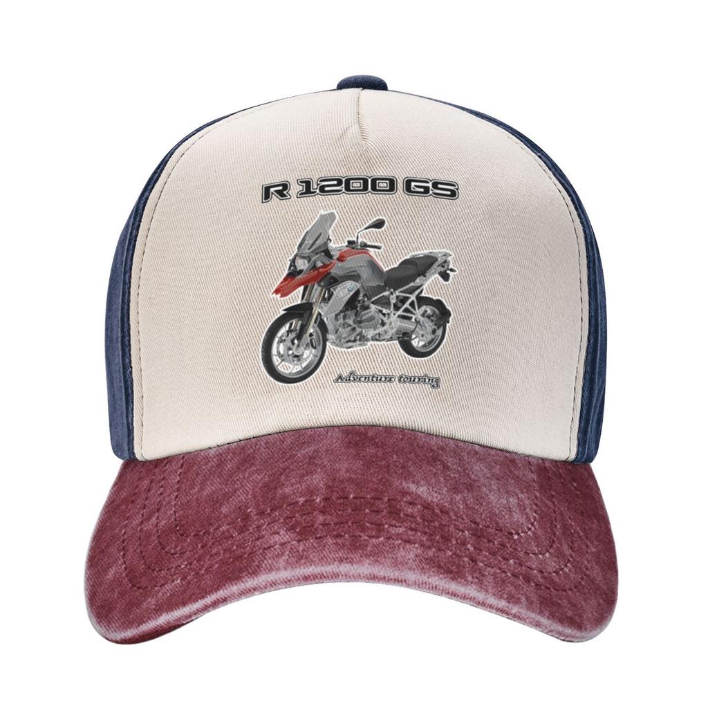 R1200GS Adventure Sport Motorcycles Merch Unisex Baseball Cap R 1200 GS Moto Distressed Washed Caps Hat Casual Soft Headwear