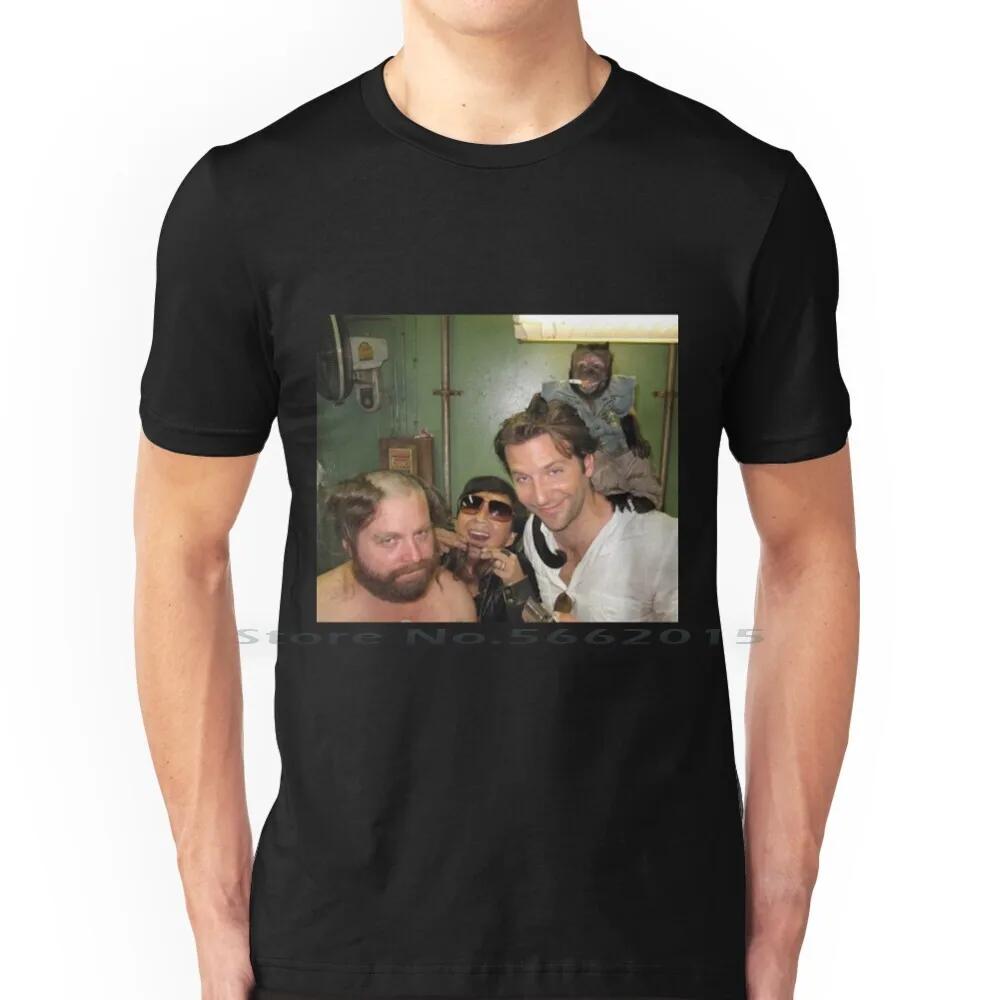 / Постер Похмелье Постер Футболка 100% Хлопок Смешной Похмелье Вечеринка Пьяный Фильм Пьянство Брэдли Купер Комедия Короткий