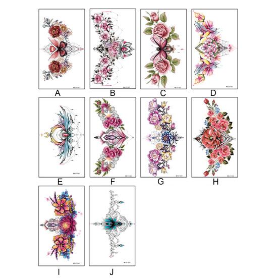 Temporary Tattoo Removable Decorative Paper Eco-friendly Fake Sticker Home Use