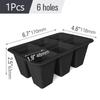 Silicone 4/6/12 Cell Seed Starting Tray Reusable Indoor Garden Nursery Box Seedling Pot Plants Propagation Germination Container