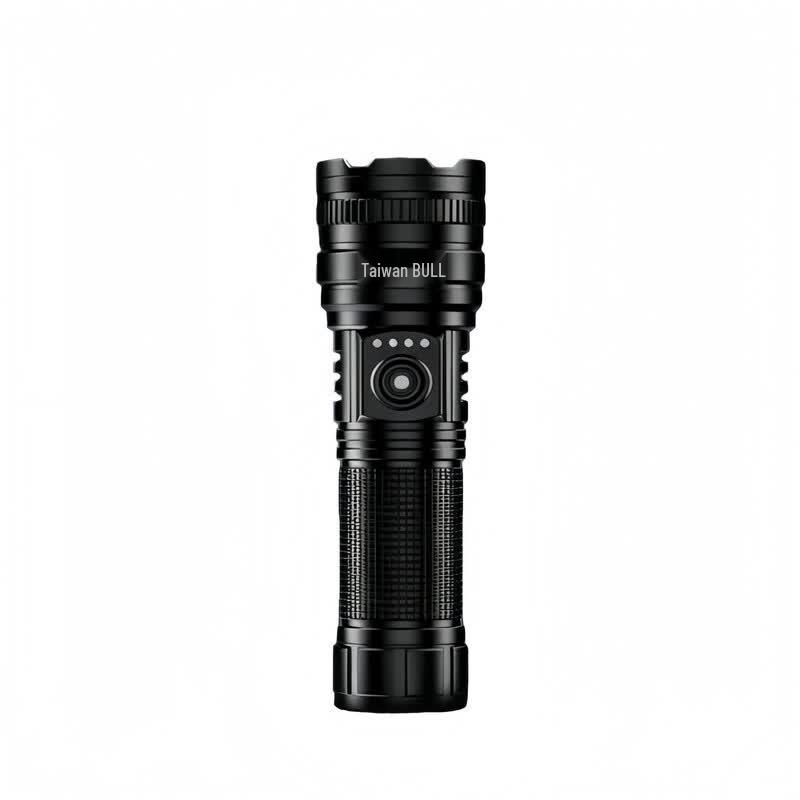 BULL Telescopic Focusing Rechargeable Flashlight