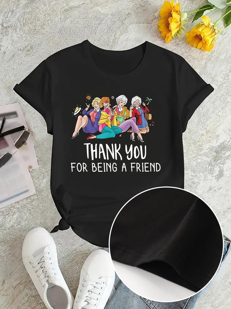 Golden Girls Friends Thank You Graphic Tee