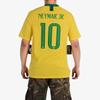 Nike Футбольная футболка, фанатская версия, Бразилия, Неймар, размер 10, мужская, желтая, BV3244-749