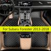 Автомобильные коврики для Subaru Forester SJ 2018 2017 2016 2015 2014 2013 Автомобильные кожаные коврики Комплект для автомобиля Напольные коврики Ковры